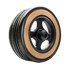 Sleek Black and Gold Wheel Design for Modern Vehicles