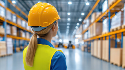 Warehouse Worker in a Distribution Center