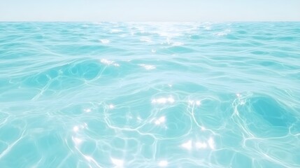 Obraz premium Serene Blue Water with Ripples and Glimmers of Light