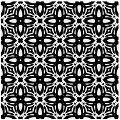  Seamless pattern with repeating abstract shapes.Black and white texture.Design element for prints, decoration, cover, textile,wallpaper, background, wrapping paper, clothing, fabric, package, cards.