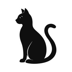 black cat vector image illustration and artwork silhouette