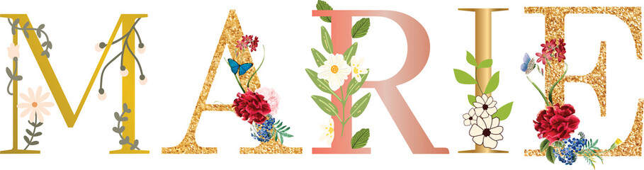 Most Popular Female First Names in the european  (baby girl)