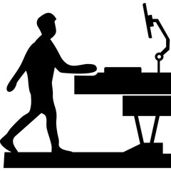 Desk Treadmill Icon