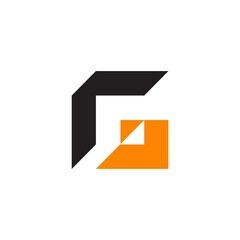 A modern and geometric letter "G" logo design.