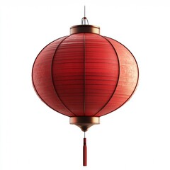 Obraz premium Red Lantern Orange Lampshade Light fixture Lamp Design