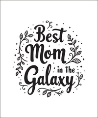 Hand-Lettered Mom T-Shirt Design