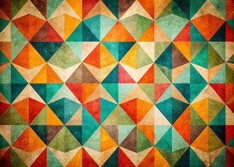 Retro Geometric Patterns: Abstract Vintage Designs for Backgrounds & Textures