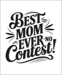 Obraz premium Super Mom T-Shirt Graphic