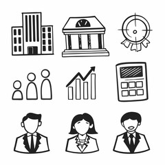business people icons