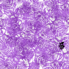 abstract flower seamless patterns