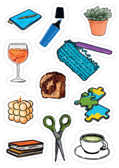 Stickers illustrations