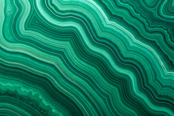 Green malachite stone. HD natural texture. The abstract flowing background with curve lines.