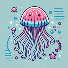 jellyfish in the water