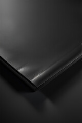 Dark texture black background subtle gradient matte finish minimalist design abstract pattern grainy monochromatic, noir aesthetic deep shadows subtle details mysterious modern look digital darkness