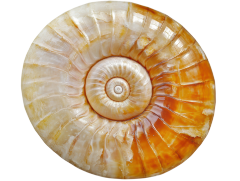 Isolated Whole Nautilus Shell