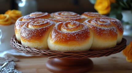 Sweet Rose Bread, Kitchen Table, Sugar, Flowers, Baking