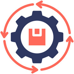 Obraz premium Supply Chain Icon