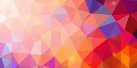Obraz premium Abstract Geometric Background with Warm and Cool Tones