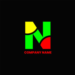 N letter logo for company