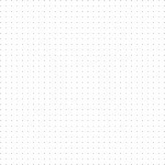 Pattern texture for bullet journal. Dotted squared grid graph paper. Mathematics pattern. Notebook sheet blank. Dotted background. Printable typography template for making notebooks production.