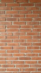 A close-up shot of a weathered red brick wall texture, pattern, red