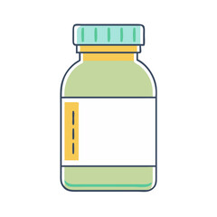 vitamin bottle icon, vitamin bottle vector illustration-simple illustration of vitamin bottle, perfect for vitamin bottle logos and icons