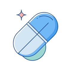 capsule icon, capsule vector illustration-simple illustration of capsule, perfect for capsule logos and icons