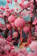 Cherry Blossom Festival Vibrance