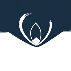 Naklejka premium illustration of an background with a ribbon