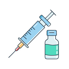 vaccine icon, vaccine vector illustration-simple illustration of vaccine, perfect for vaccine logos and icons