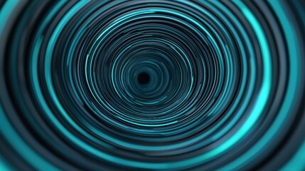 Swirling Blue and Black Circular Motion Abstract Background Design