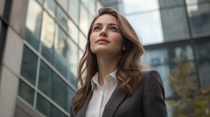 Fototapeta premium Confident Businesswoman in the City