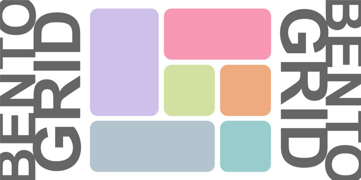 Modular shapes and bento grid - Powered by Adobe