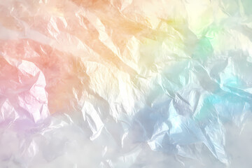 Obraz premium Holographic rainbow pastel-colored background with a grainy texture