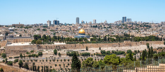 Panorama Jerusalem Israel 2025 Sky Line