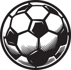 ball victor style design with white background.