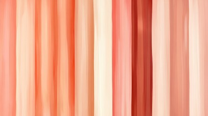 Obraz premium Abstract vertical stripes of peach, orange, and cream colors.