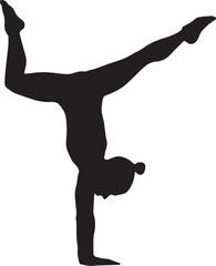 Gymnast Silhouette