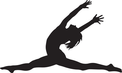 Gymnast Silhouette
