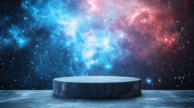 Astronomy showcase cosmic stage visual content galactic environment wide angle space exploration