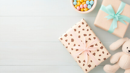 Obraz premium animal print kid chocolates
