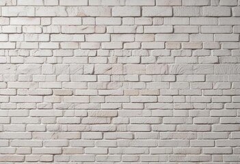 Naklejka premium Brick wall texture with a seamless pattern of white bricks creating a unique and modern background for various images, white brick wall, minimalist decor