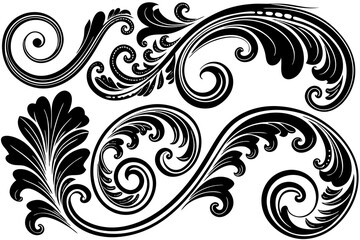 abstract floral design