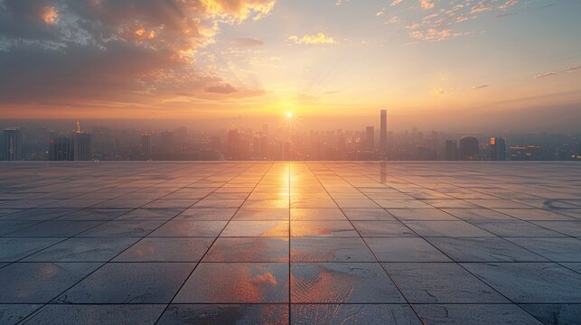 Vintage cityscape with a nostalgic touch, featuring timeless urban charm and classic architecture against a modern skyline in soft sepia tones.