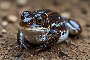 Obraz premium frog, amphibian, toad, animal, nature, wildlife, green, brown, macro, eye, water, reptile, grass, pond, rana, closeup, wild, animals, frogs, wet, close-up, natural, environment