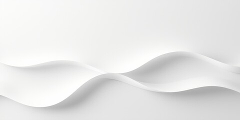 Abstract White Paper Waves Elegant Minimalist Background Design