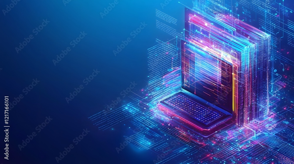 Aufkleber Embracing the Digital Frontier in Modern Education Empowering Students through Immersive Learning Experiences that Leverage Smart Devices Cloud based Platforms and Innovative Educational Concepts