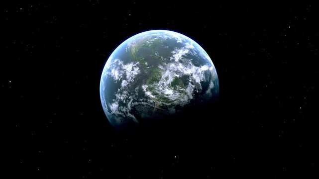 Florida State Map Zoom (USA) from Space to Earth with Nametag and Pin