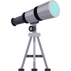 telescope astronomical science element illustration