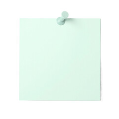 Fresh mint sticky note for organizing ideas or tasks